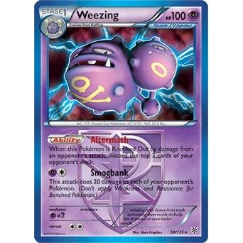 Image for Weezing - 58/135 (BW Plasma Storm) (058/135) (PR) - Pokemon