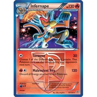 Image for Infernape - 17/135 (BW Plasma Storm) (017/135) (PR) - Pokemon