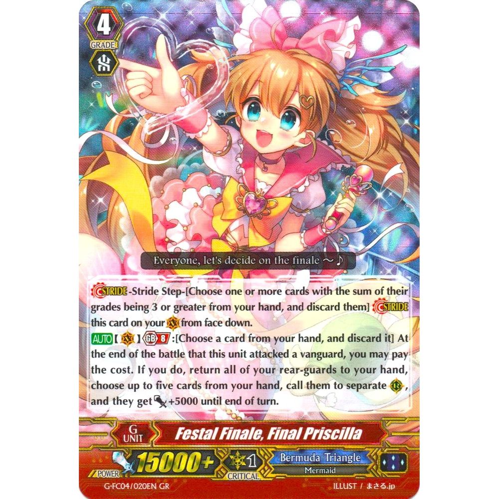 Image for Festal Finale, Final Priscilla (G-FC04/020EN) (G-FC04) - Cardfight Vanguard