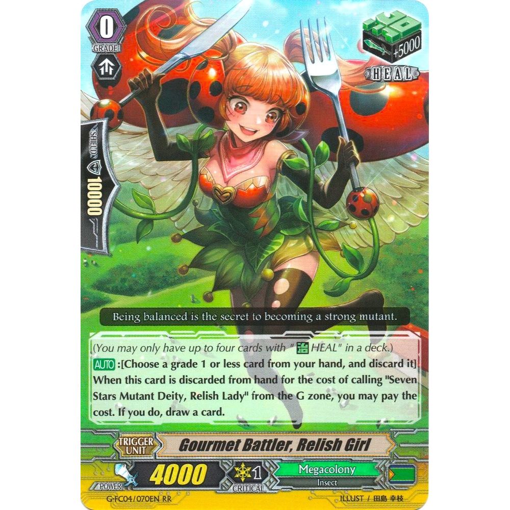 Image for Gourmet Battler, Relish Girl (G-FC04/070EN) (G-FC04) - Cardfight Vanguard