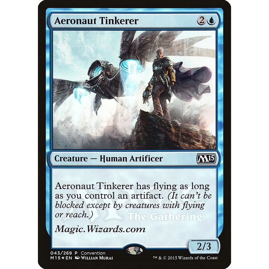 Image for Aeronaut Tinkerer (2015 Convention Promo) (43) (MEDIA) - Magic: The Gathering