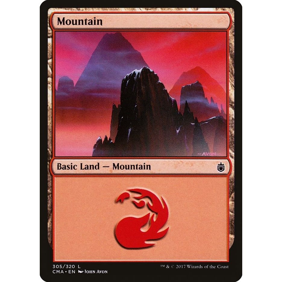 Image for Mountain (305) (305) (CMA) - Magic: The Gathering