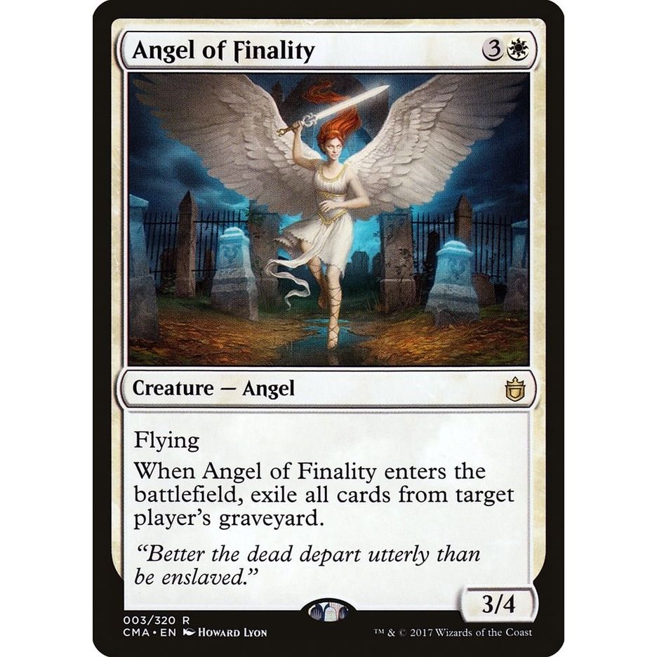 Image for Angel of Finality (3) (CMA) - Magic: The Gathering