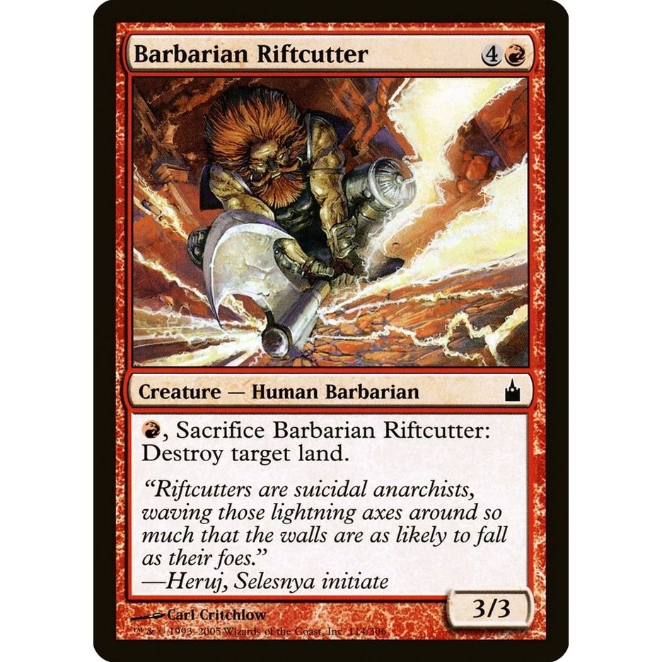 Image for Barbarian Riftcutter (114) (RAV) - Magic: The Gathering