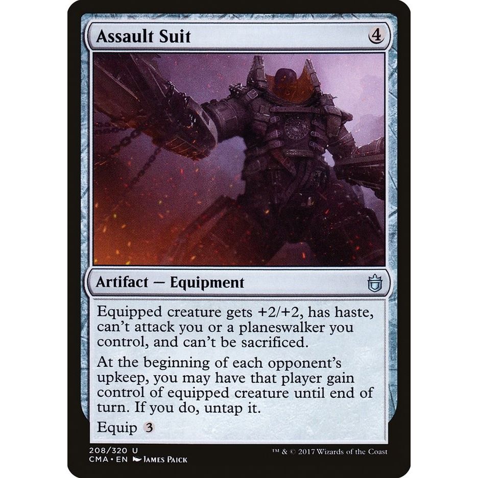 Image for Assault Suit (208) (CMA) - Magic: The Gathering