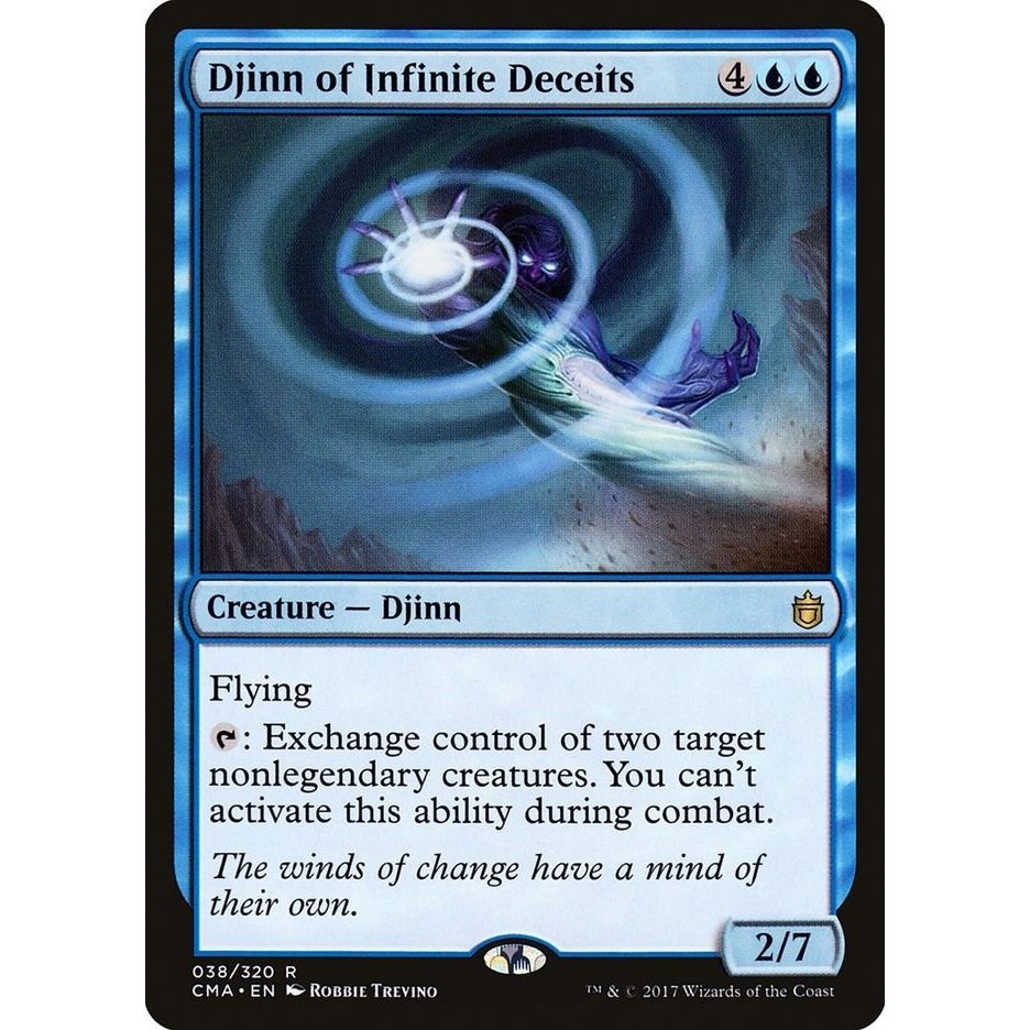 Image for Djinn of Infinite Deceits (38) (CMA) - Magic: The Gathering