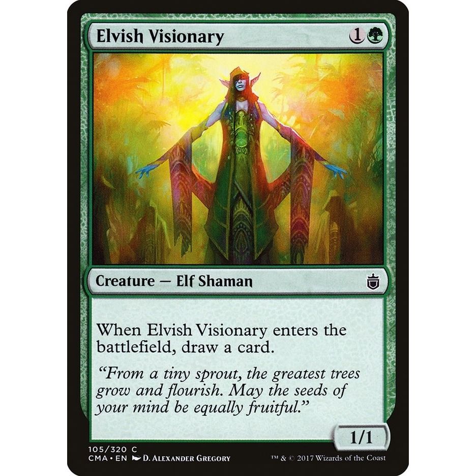Image for Elvish Visionary (105) (CMA) - Magic: The Gathering