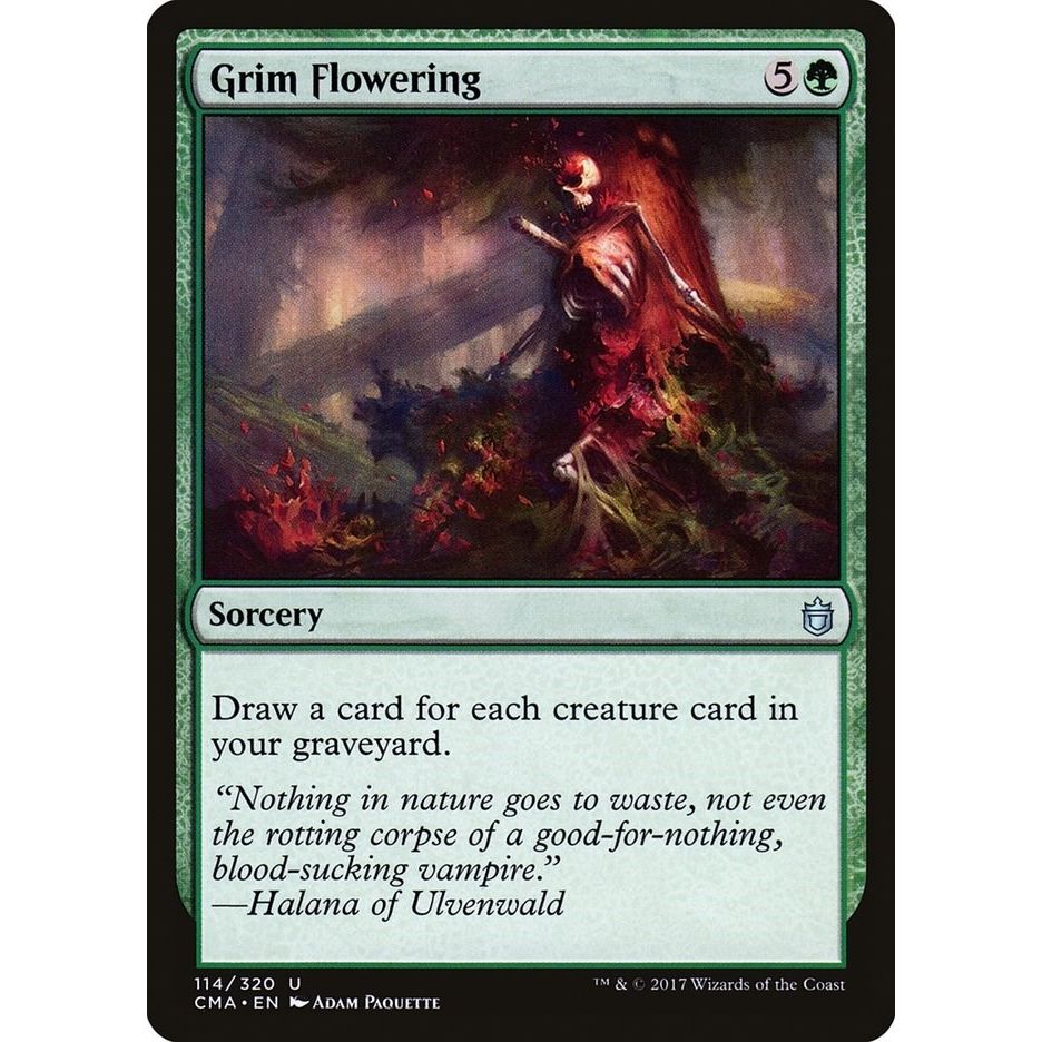 Image for Grim Flowering (114) (CMA) - Magic: The Gathering
