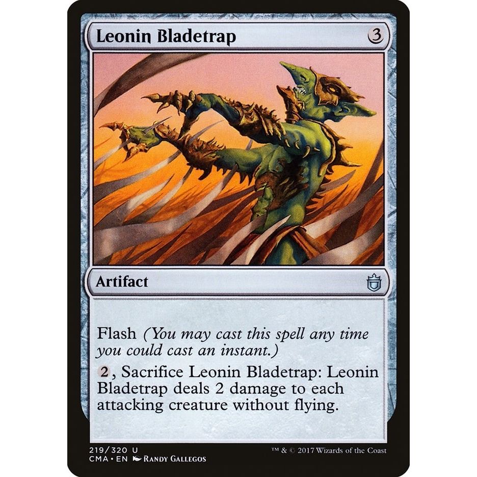 Image for Leonin Bladetrap (219) (CMA) - Magic: The Gathering