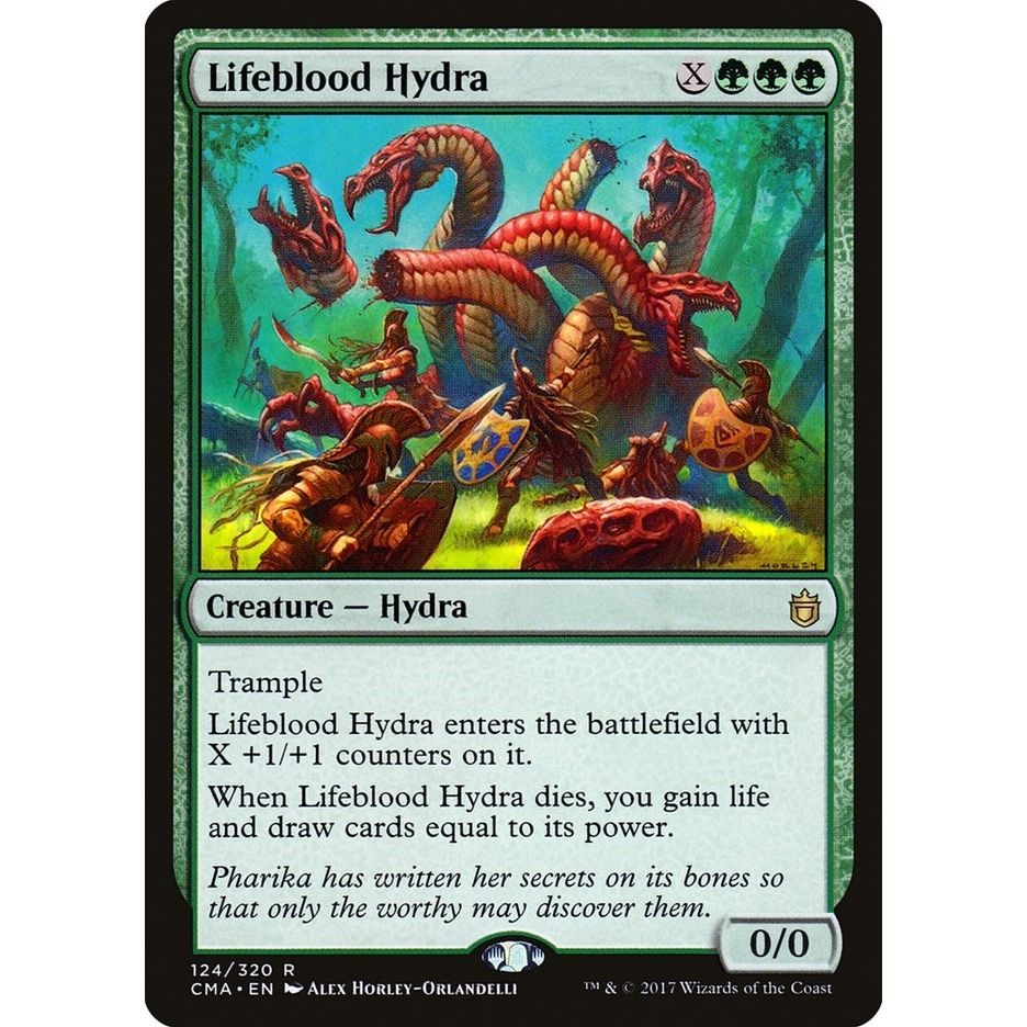 Image for Lifeblood Hydra (124) (CMA) - Magic: The Gathering