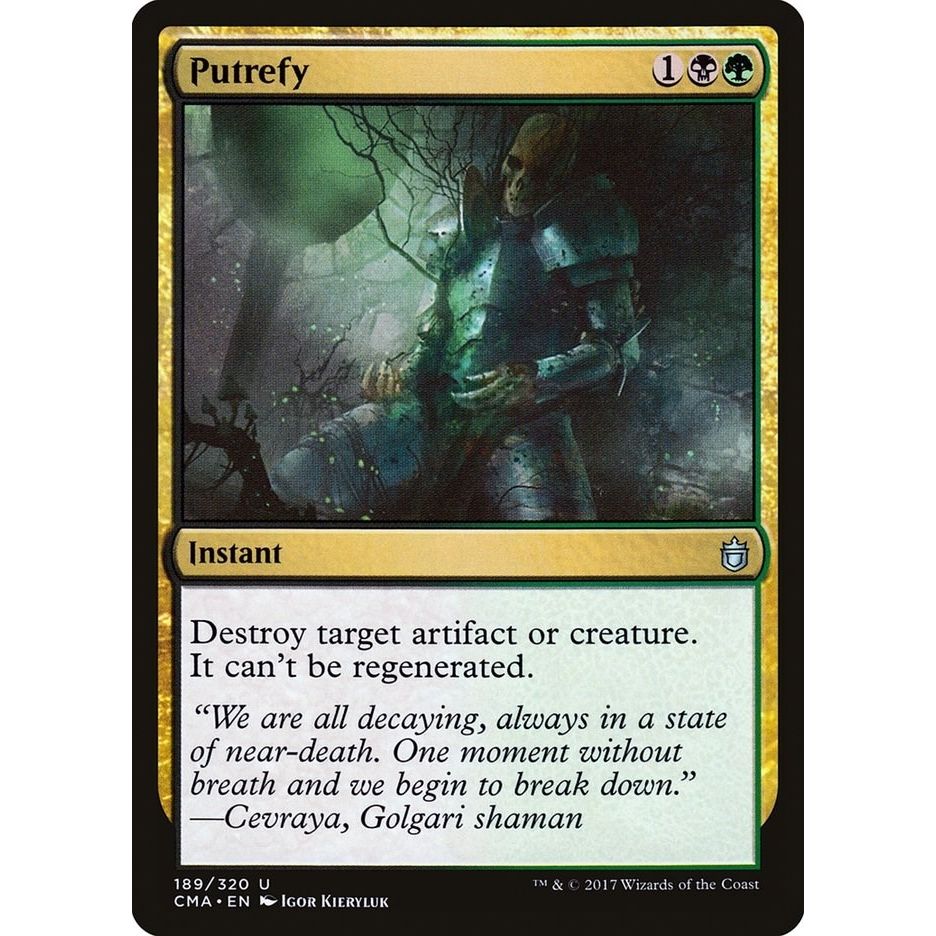 Image for Putrefy (189) (CMA) - Magic: The Gathering