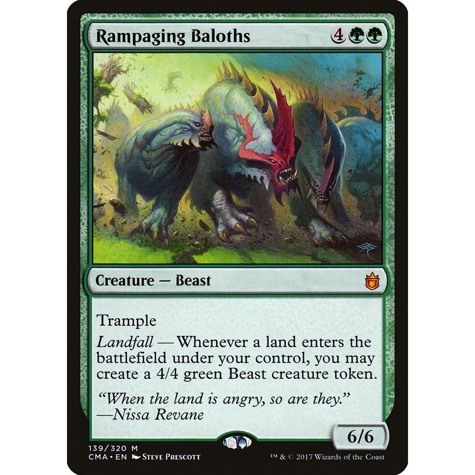 Image for Rampaging Baloths (139) (CMA) - Magic: The Gathering