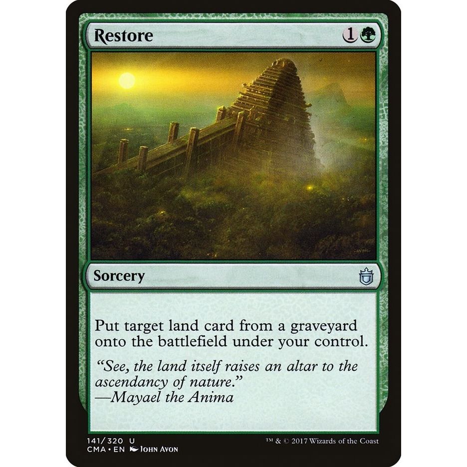 Image for Restore (141) (CMA) - Magic: The Gathering