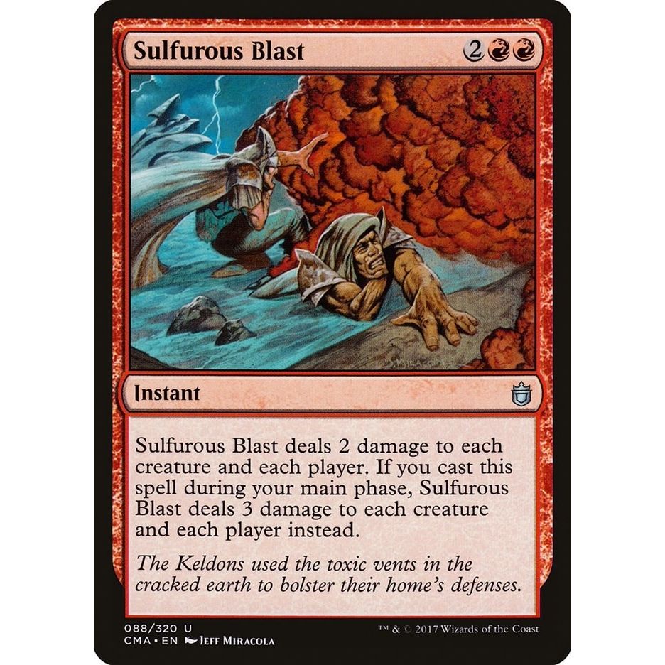 Image for Sulfurous Blast (88) (CMA) - Magic: The Gathering