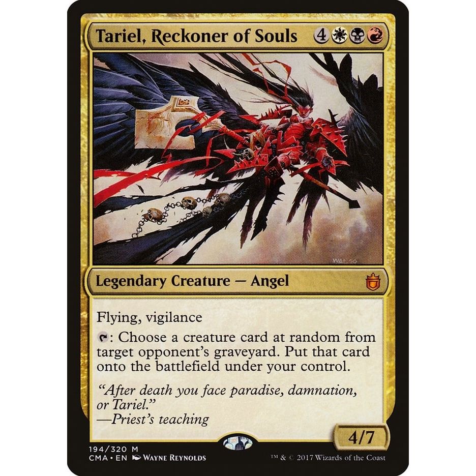 Image for Tariel, Reckoner of Souls (194) (CMA) - Magic: The Gathering