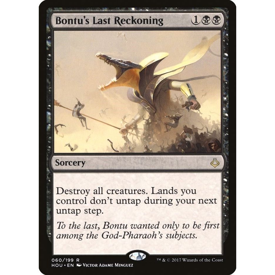 Image for Bontu's Last Reckoning (60) (HOU) - Magic: The Gathering