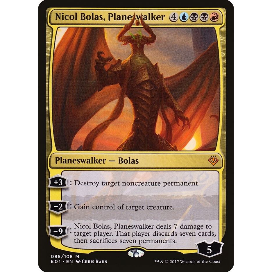 Image for Nicol Bolas, Planeswalker (85) (AC2) - Magic: The Gathering