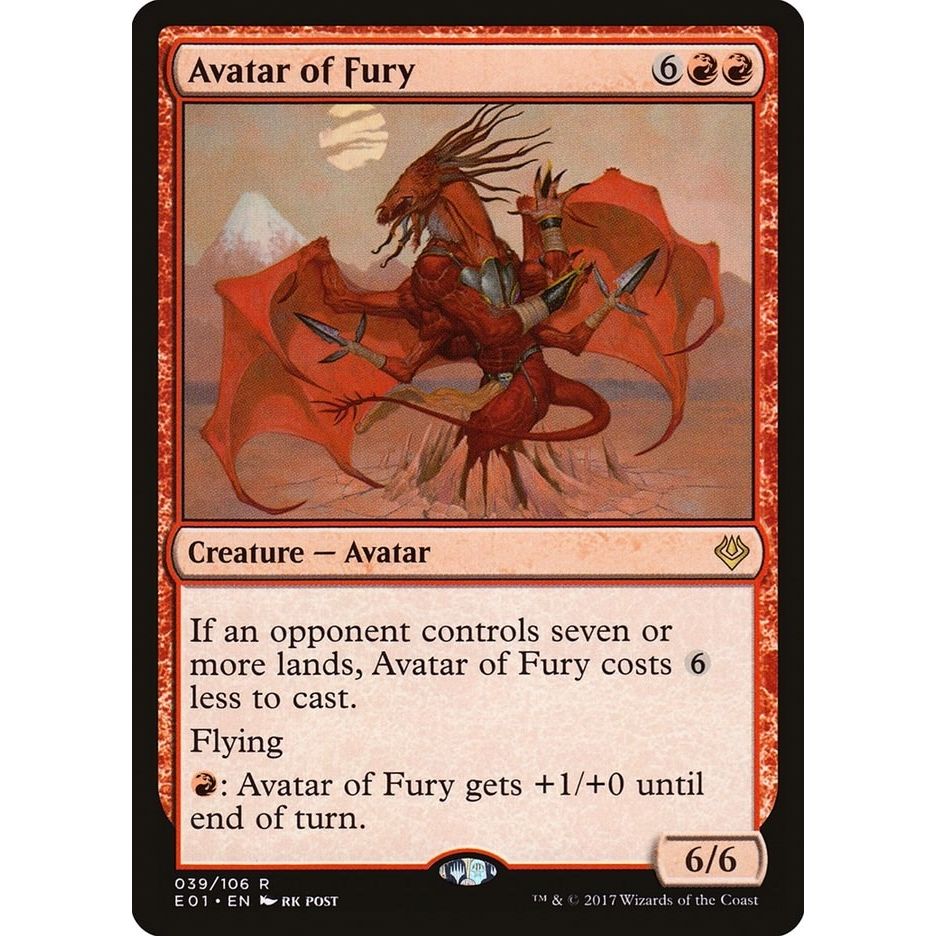 Image for Avatar of Fury (39) (AC2) - Magic: The Gathering