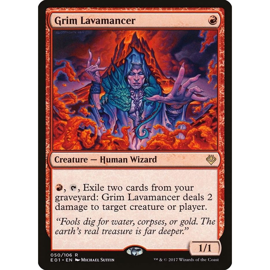 Image for Grim Lavamancer (50) (AC2) - Magic: The Gathering
