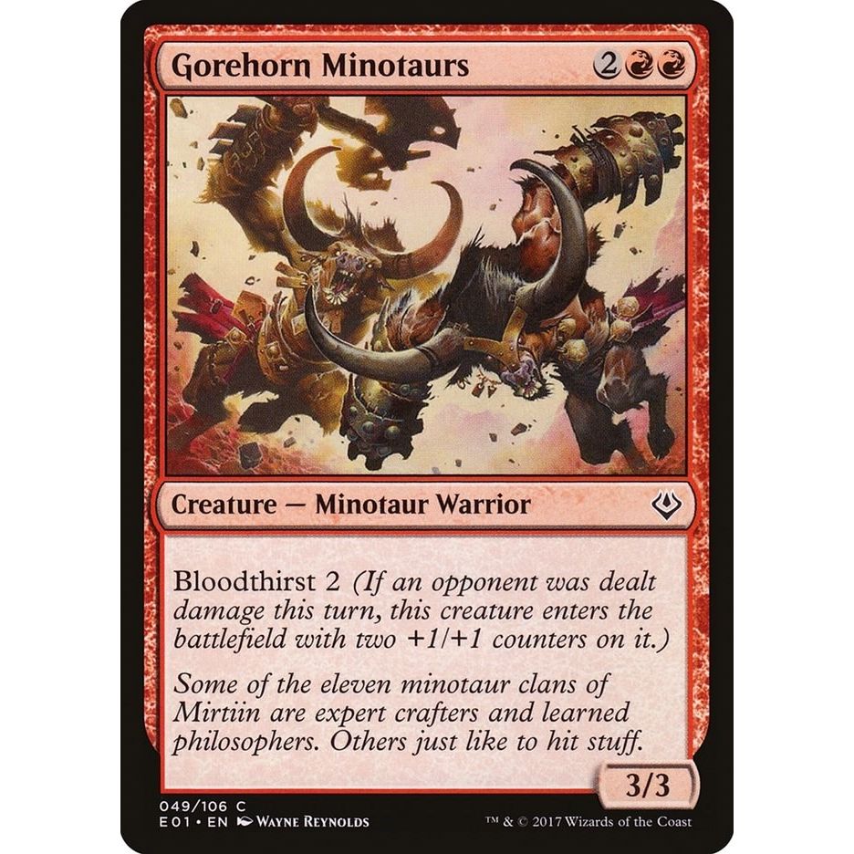 Image for Gorehorn Minotaurs (49) (AC2) - Magic: The Gathering