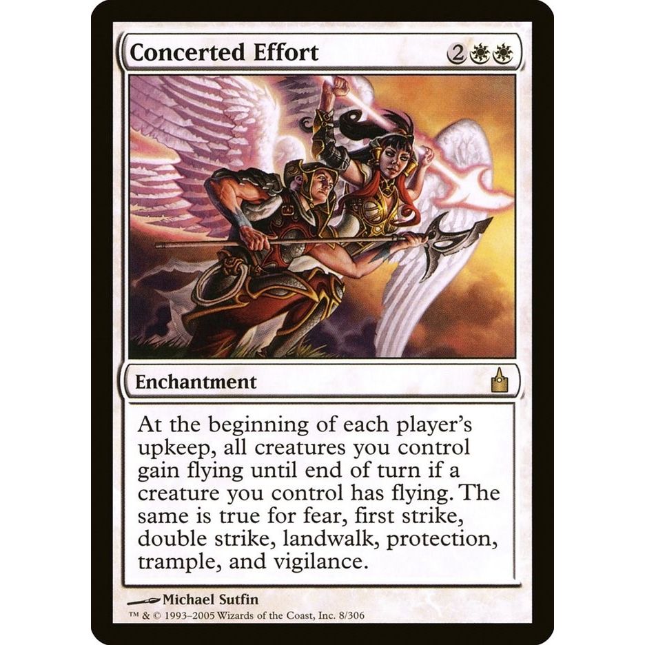 Image for Concerted Effort (8) (RAV) - Magic: The Gathering