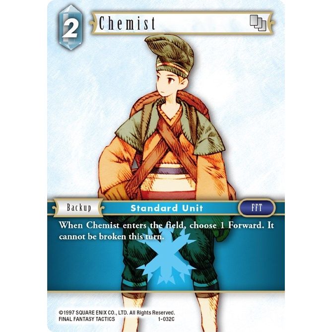 Image for Chemist (Male Unit) (1-032C) (OP1) - Final Fantasy TCG