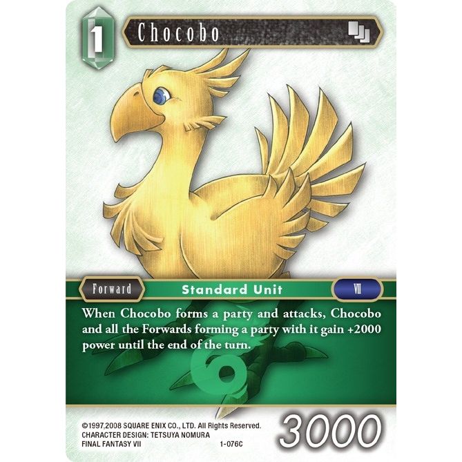 Image for Chocobo - 1-076C (1-076C) (OP1) - Final Fantasy TCG