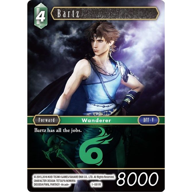 Image for Bartz (1-081R) (OP1) - Final Fantasy TCG