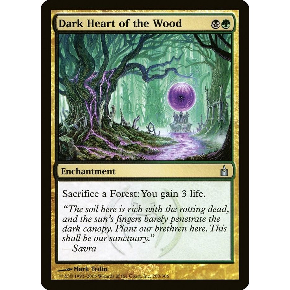 Image for Dark Heart of the Wood (200) (RAV) - Magic: The Gathering