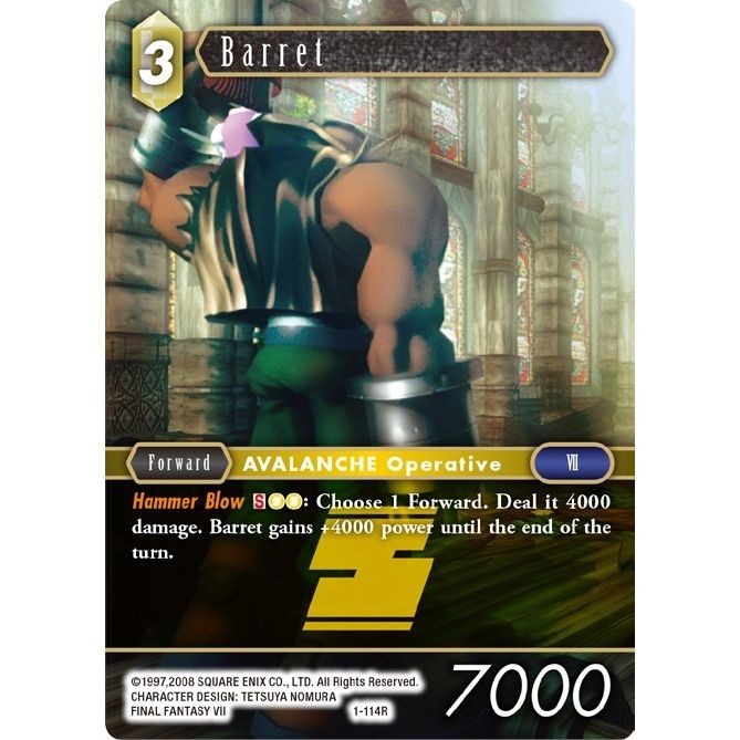 Image for Barret (1-114R) (OP1) - Final Fantasy TCG
