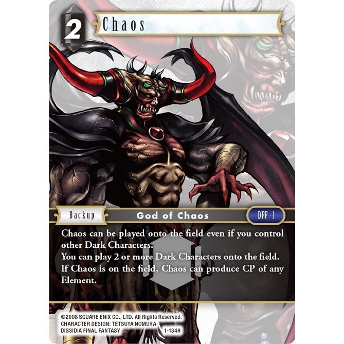 Image for Chaos (1-184H) (OP1) - Final Fantasy TCG