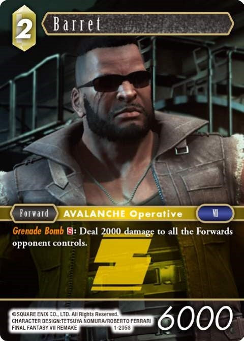 Image for Barret (Starter) (1-205S) (OP1) - Final Fantasy TCG