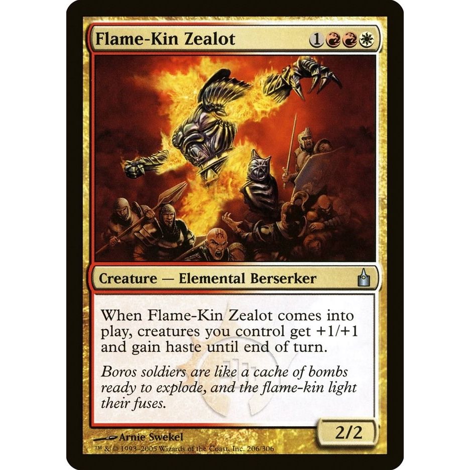 Image for Flame-Kin Zealot (206) (RAV) - Magic: The Gathering