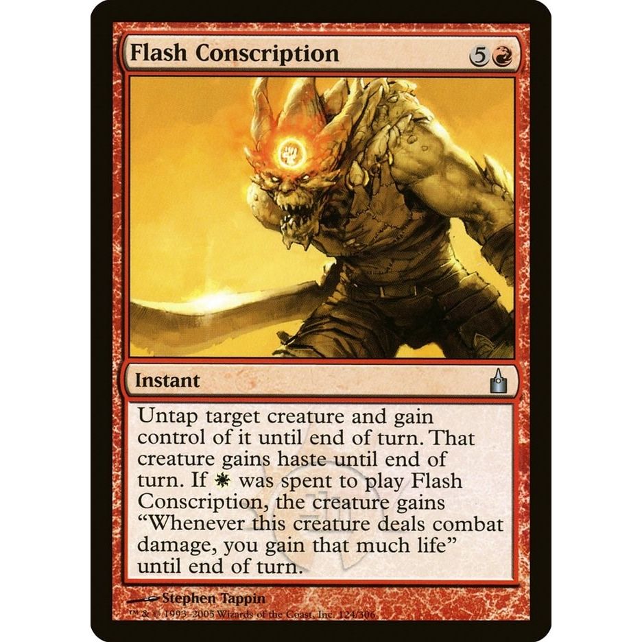 Image for Flash Conscription (124) (RAV) - Magic: The Gathering