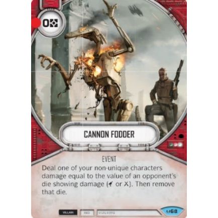 Image for Cannon Fodder (68) (AW) - Star Wars: Destiny