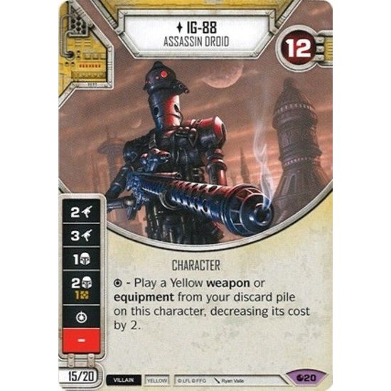 Image for IG-88 - Assassin Droid (20) (SR) - Star Wars: Destiny