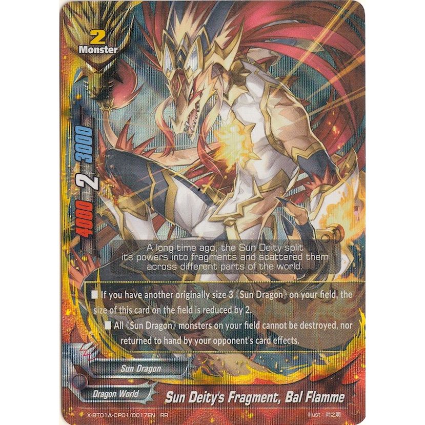 Image for Sun Deity's Fragment, Bal Flamme (X-BT01A-CP01/0017EN) (X-BT01A) - Future Card BuddyFight