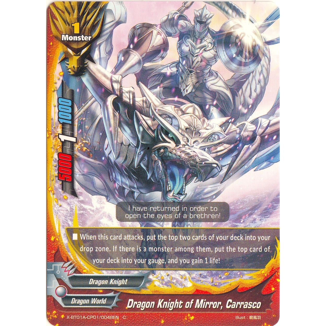 Image for Dragon Knight of Mirror, Carrasco (X-BT01A-CP01/0048EN) (X-BT01A) - Future Card BuddyFight