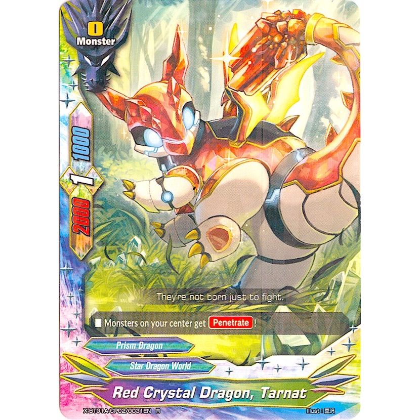Image for Red Crystal Dragon, Tarnat (X-BT01A-CP02/0031EN) (X-BT01A) - Future Card BuddyFight