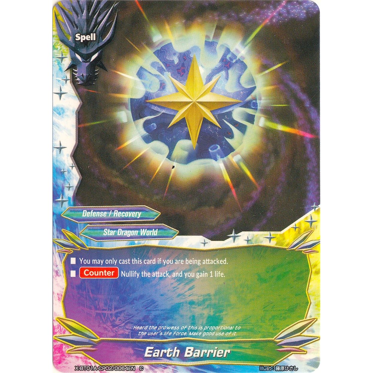 Image for Earth Barrier (X-BT01A-CP02/0064EN) (X-BT01A) - Future Card BuddyFight