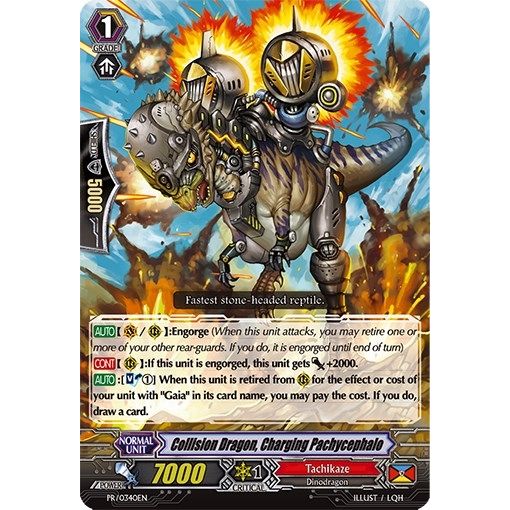 Image for Collision Dragon, Charging Pachycephalo (PR/0340EN) (PR) - Cardfight Vanguard