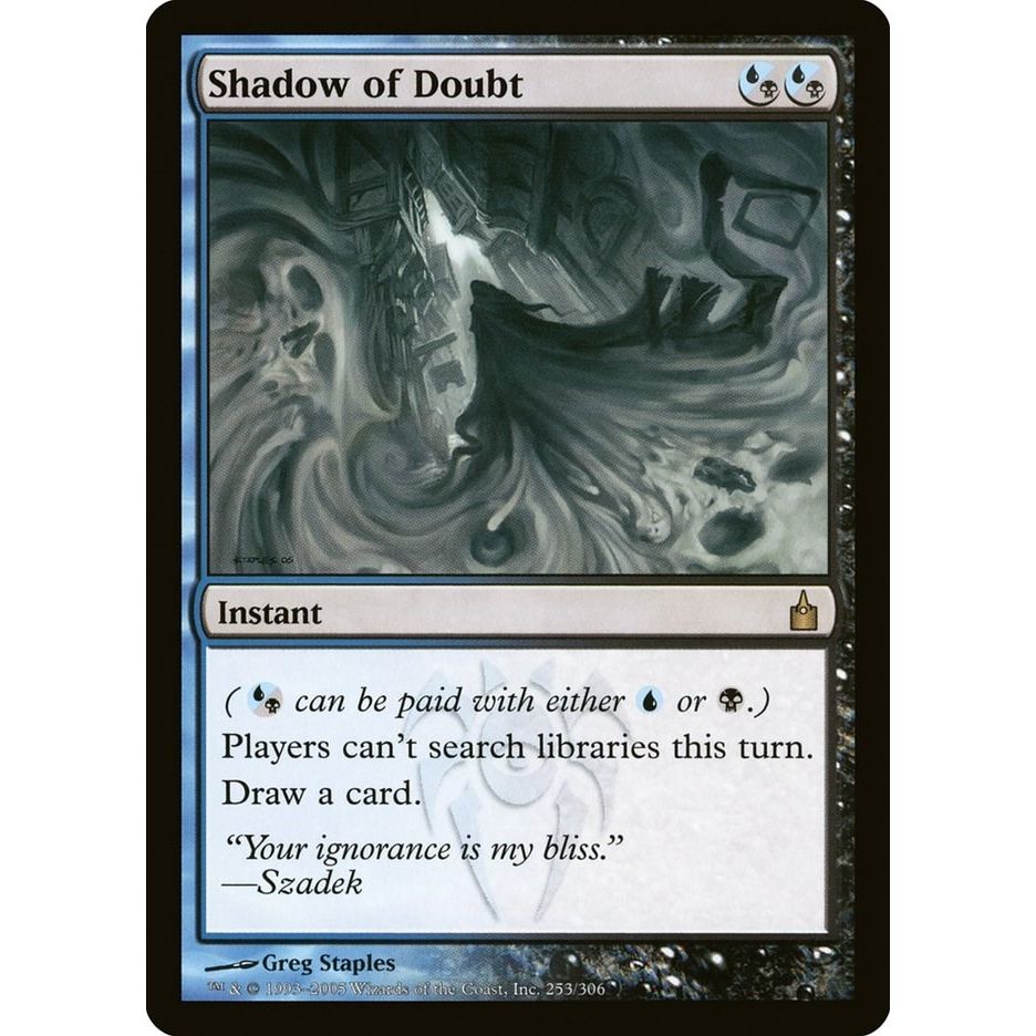 Image for Shadow of Doubt (253) (RAV) - Magic: The Gathering