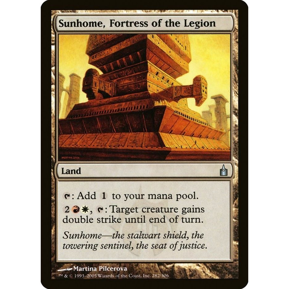 Image for Sunhome, Fortress of the Legion (282) (RAV) - Magic: The Gathering