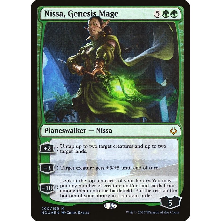 Image for Nissa, Genesis Mage (200) (HOU) - Magic: The Gathering