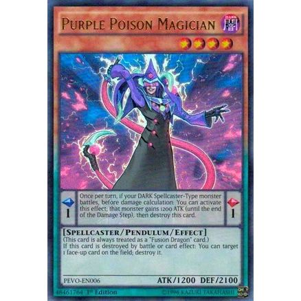 Image for Purple Poison Magician (PEVO-EN006) (PEVO) - YuGiOh