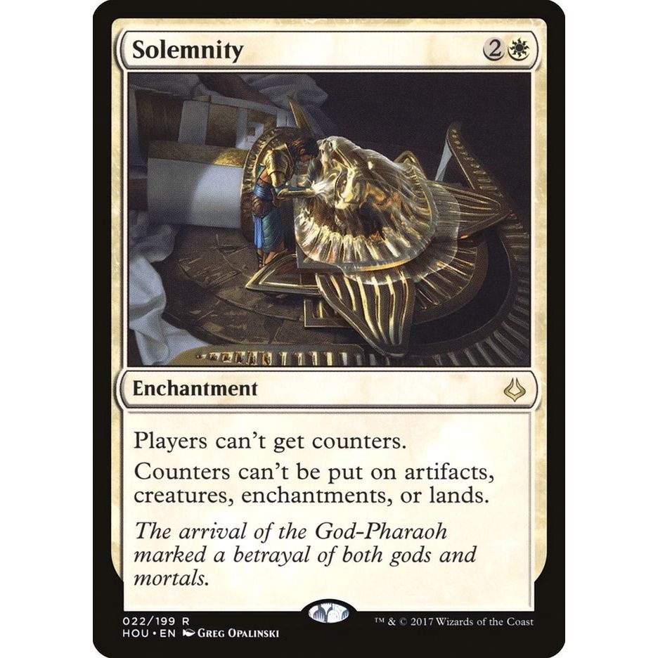 Image for Solemnity (22) (HOU) - Magic: The Gathering