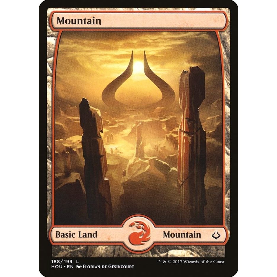 Image for Mountain (188) - Full Art (188) (HOU) - Magic: The Gathering