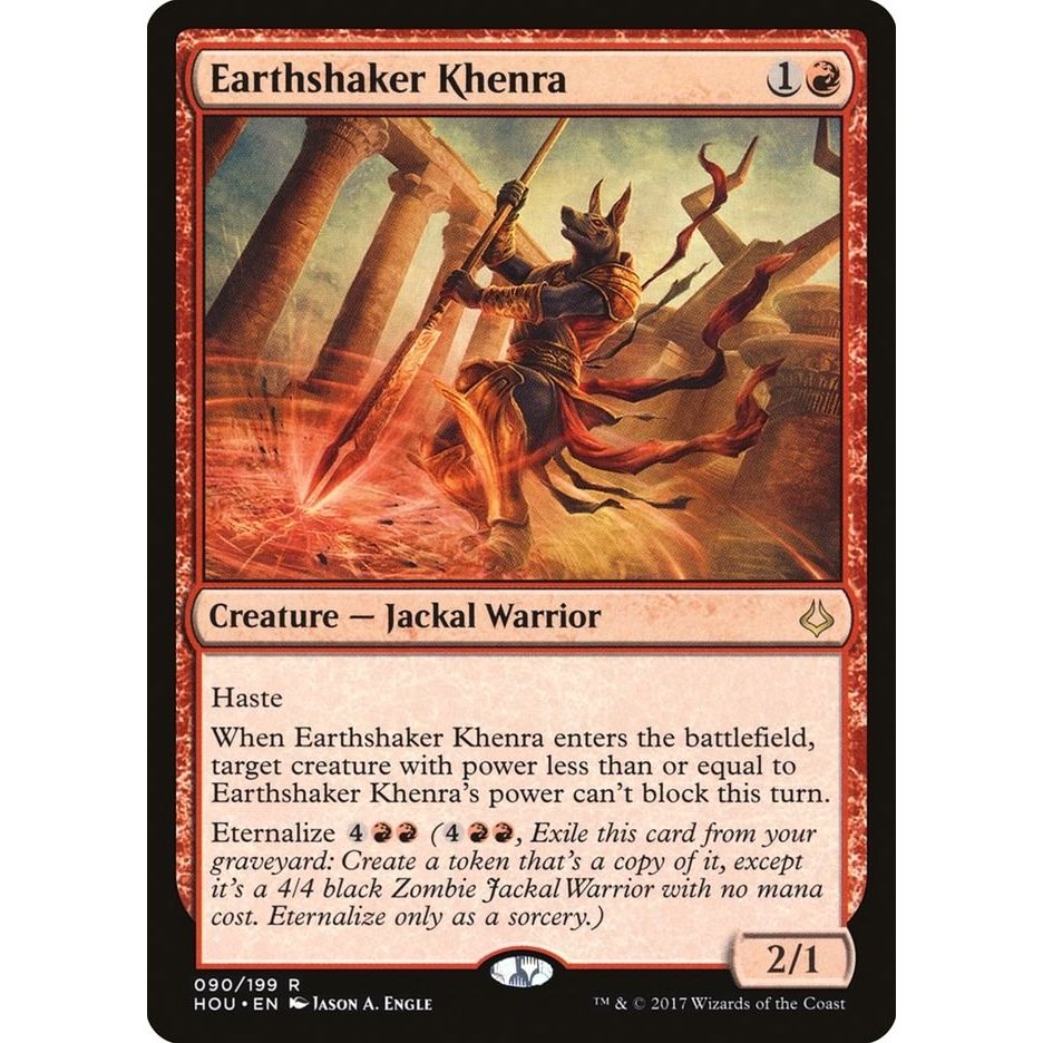 Image for Earthshaker Khenra (90) (HOU) - Magic: The Gathering