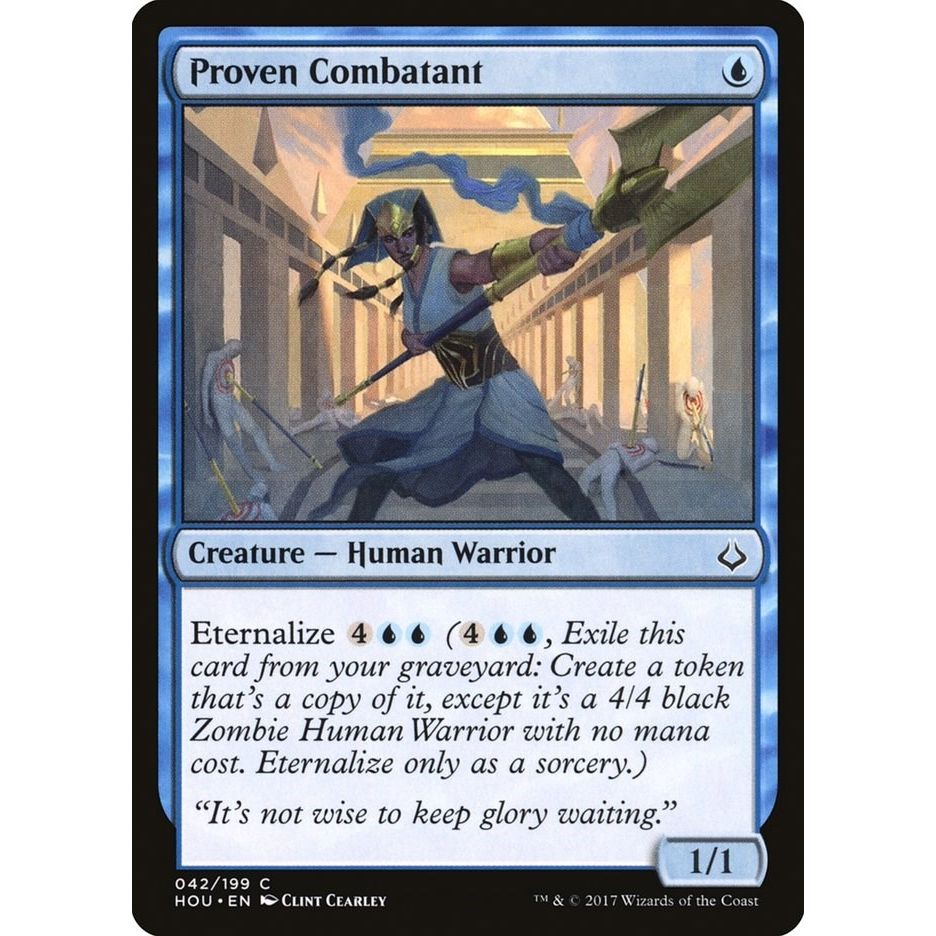 Image for Proven Combatant (42) (HOU) - Magic: The Gathering