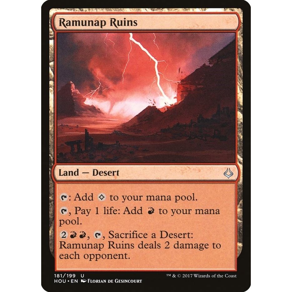 Image for Ramunap Ruins (181) (HOU) - Magic: The Gathering